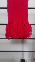 Load image into Gallery viewer, DK Acrylic 2 x 2 Rib Hand Knitted Scarf - Raspberry Pink
